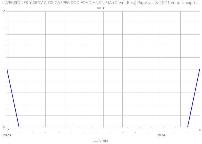INVERSIONES Y SERVICIOS GASPER SOCIEDAD ANONIMA (Costa Rica) Page visits 2024 