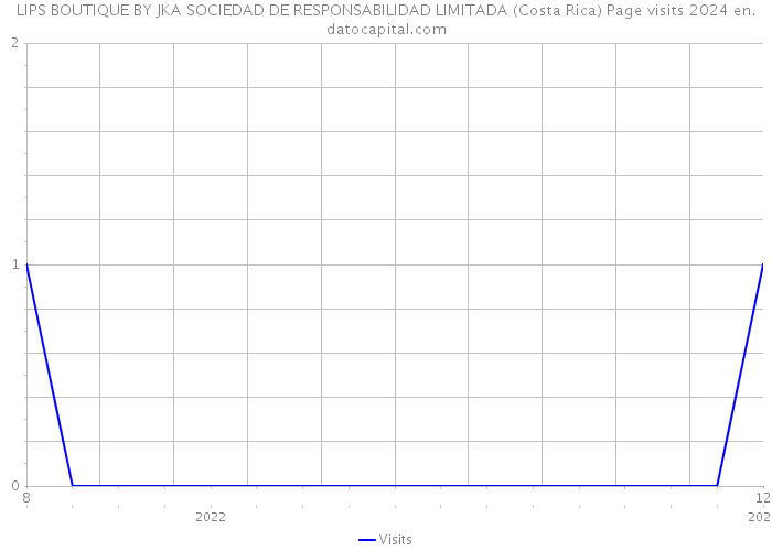 LIPS BOUTIQUE BY JKA SOCIEDAD DE RESPONSABILIDAD LIMITADA (Costa Rica) Page visits 2024 