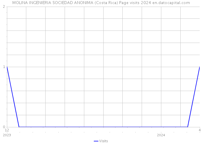 MOLINA INGENIERIA SOCIEDAD ANONIMA (Costa Rica) Page visits 2024 