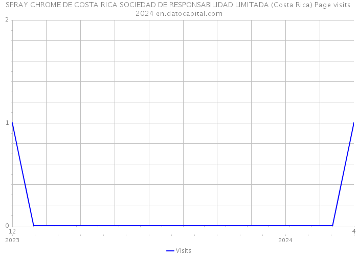 SPRAY CHROME DE COSTA RICA SOCIEDAD DE RESPONSABILIDAD LIMITADA (Costa Rica) Page visits 2024 