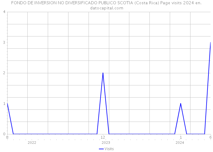 FONDO DE INVERSION NO DIVERSIFICADO PUBLICO SCOTIA (Costa Rica) Page visits 2024 