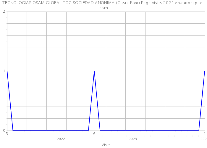 TECNOLOGIAS OSAM GLOBAL TOG SOCIEDAD ANONIMA (Costa Rica) Page visits 2024 