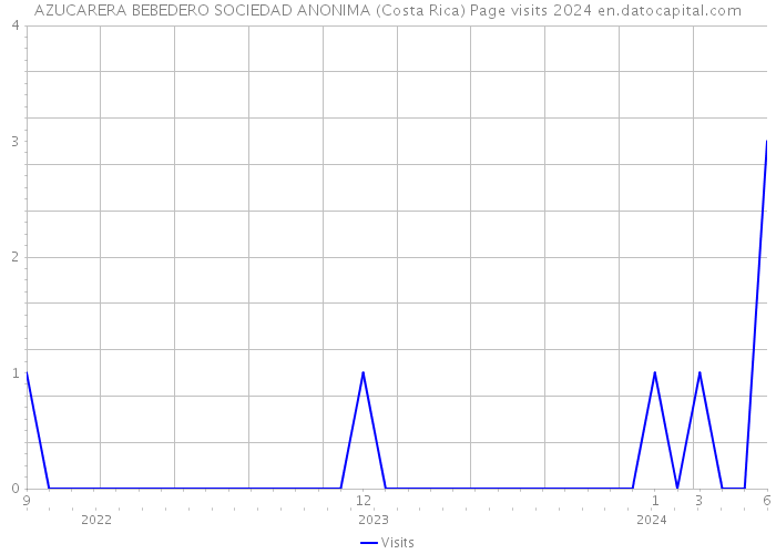 AZUCARERA BEBEDERO SOCIEDAD ANONIMA (Costa Rica) Page visits 2024 