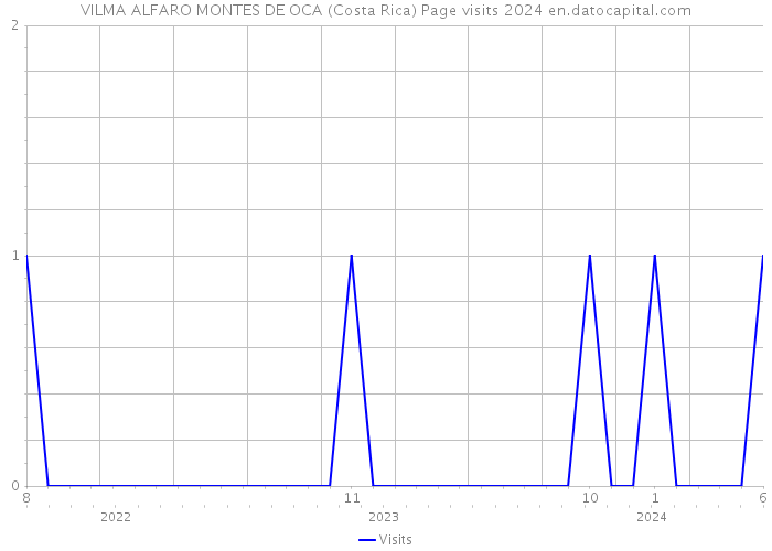 VILMA ALFARO MONTES DE OCA (Costa Rica) Page visits 2024 