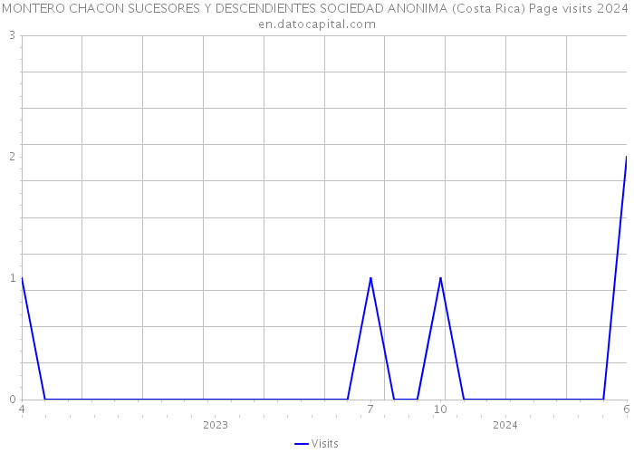 MONTERO CHACON SUCESORES Y DESCENDIENTES SOCIEDAD ANONIMA (Costa Rica) Page visits 2024 