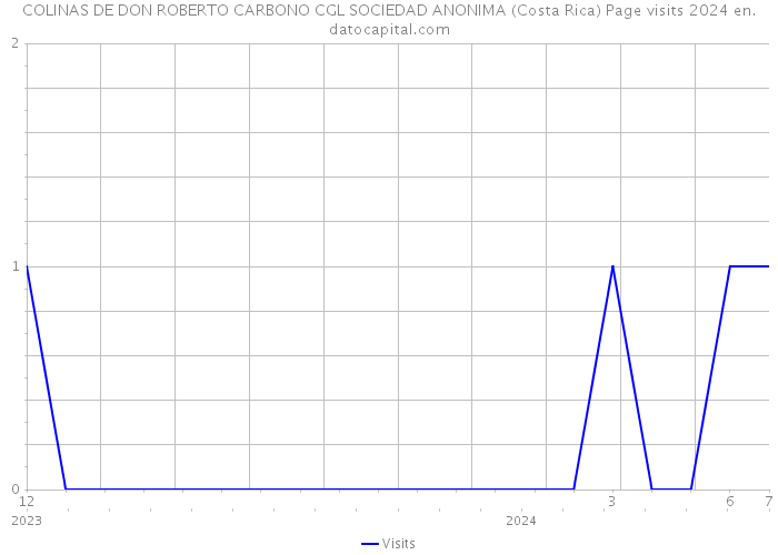 COLINAS DE DON ROBERTO CARBONO CGL SOCIEDAD ANONIMA (Costa Rica) Page visits 2024 