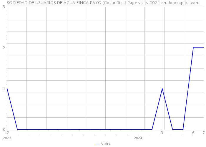SOCIEDAD DE USUARIOS DE AGUA FINCA PAYO (Costa Rica) Page visits 2024 