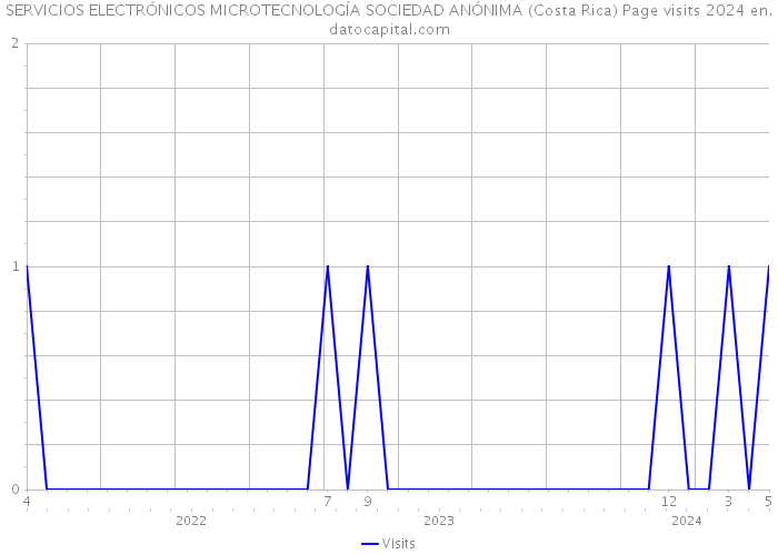 SERVICIOS ELECTRÓNICOS MICROTECNOLOGÍA SOCIEDAD ANÓNIMA (Costa Rica) Page visits 2024 