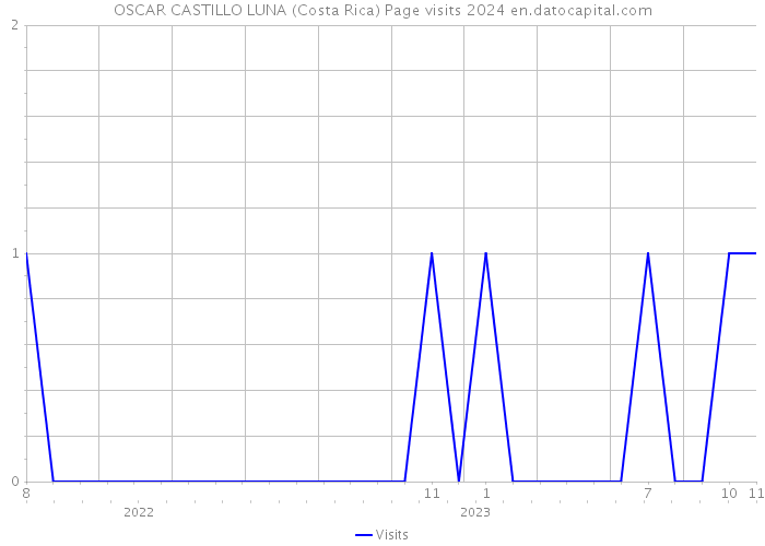 OSCAR CASTILLO LUNA (Costa Rica) Page visits 2024 