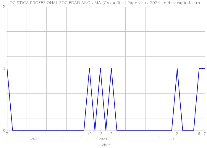 LOGISTICA PROFESIONAL SOCIEDAD ANONIMA (Costa Rica) Page visits 2024 
