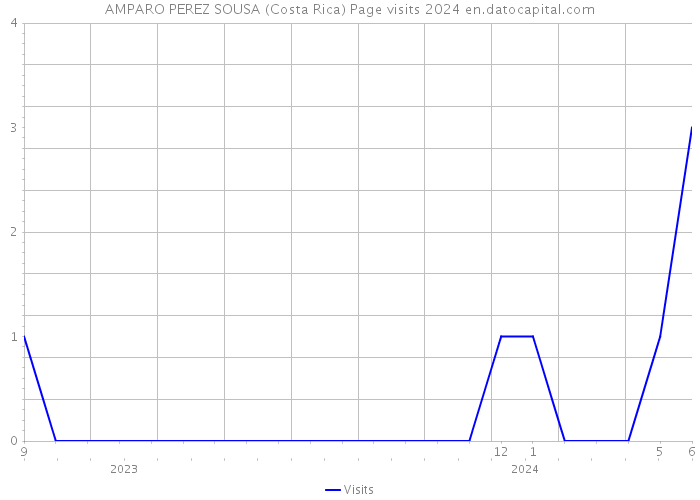 AMPARO PEREZ SOUSA (Costa Rica) Page visits 2024 