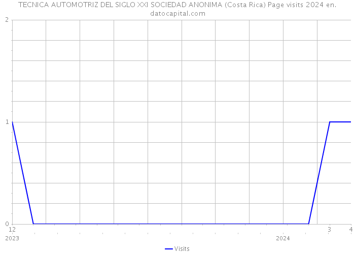 TECNICA AUTOMOTRIZ DEL SIGLO XXI SOCIEDAD ANONIMA (Costa Rica) Page visits 2024 