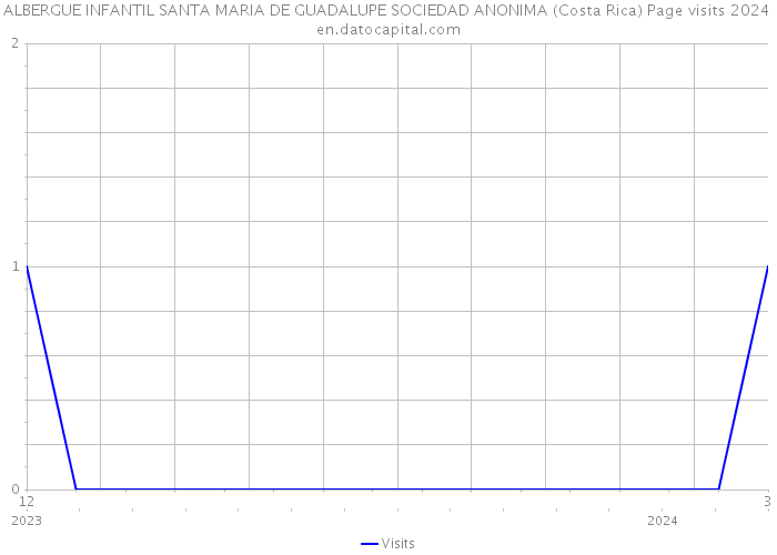 ALBERGUE INFANTIL SANTA MARIA DE GUADALUPE SOCIEDAD ANONIMA (Costa Rica) Page visits 2024 