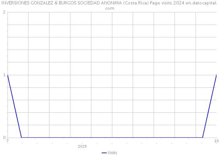 INVERSIONES GONZALEZ & BURGOS SOCIEDAD ANONIMA (Costa Rica) Page visits 2024 