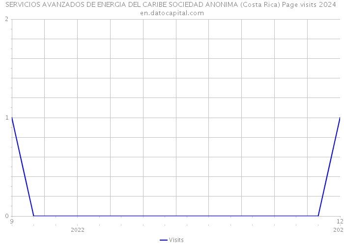 SERVICIOS AVANZADOS DE ENERGIA DEL CARIBE SOCIEDAD ANONIMA (Costa Rica) Page visits 2024 
