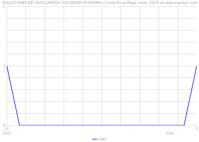 SOLUCIONES DE VANGUARDIA SOCIEDAD ANONIMA (Costa Rica) Page visits 2024 