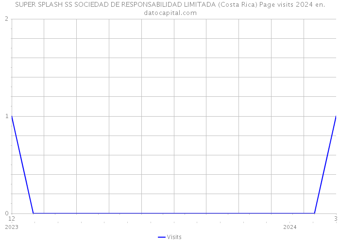 SUPER SPLASH SS SOCIEDAD DE RESPONSABILIDAD LIMITADA (Costa Rica) Page visits 2024 