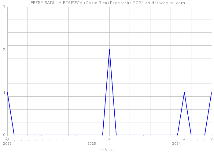 JEFFRY BADILLA FONSECA (Costa Rica) Page visits 2024 