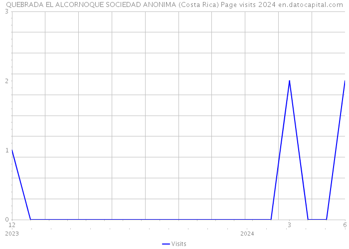 QUEBRADA EL ALCORNOQUE SOCIEDAD ANONIMA (Costa Rica) Page visits 2024 