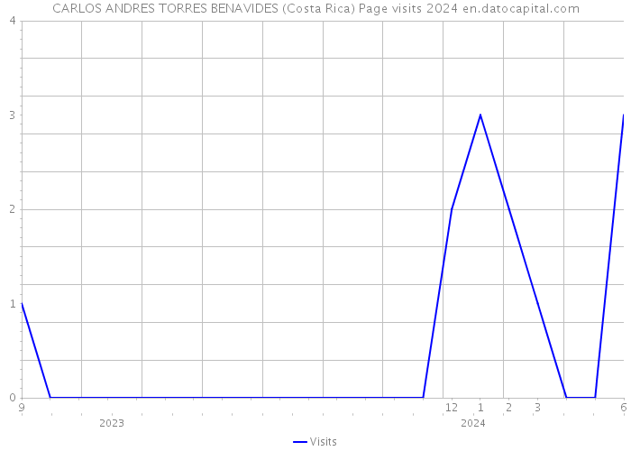 CARLOS ANDRES TORRES BENAVIDES (Costa Rica) Page visits 2024 