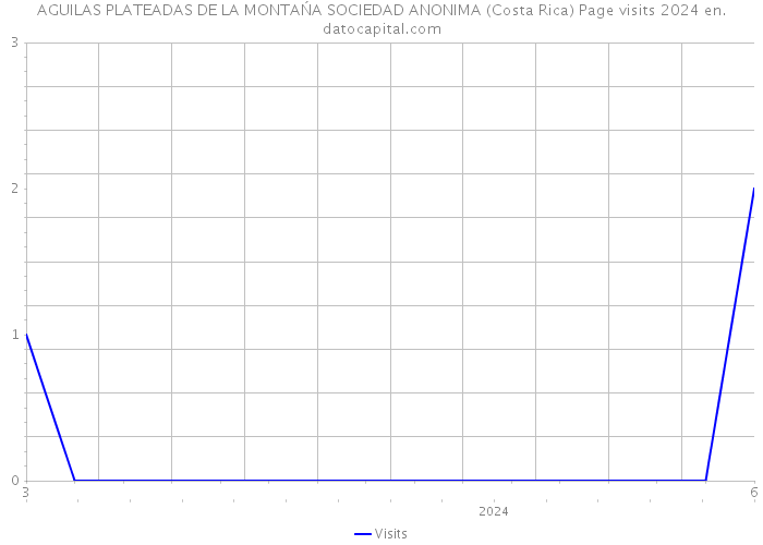 AGUILAS PLATEADAS DE LA MONTAŃA SOCIEDAD ANONIMA (Costa Rica) Page visits 2024 