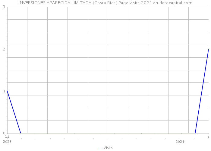INVERSIONES APARECIDA LIMITADA (Costa Rica) Page visits 2024 