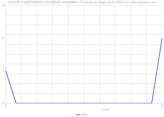ZAHORI INVESTMENTS SOCIEDAD ANONIMA (Costa Rica) Page visits 2024 