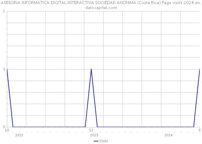 ASESORIA INFORMATICA DIGITAL INTERACTIVA SOCIEDAD ANONIMA (Costa Rica) Page visits 2024 