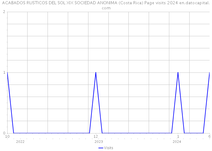 ACABADOS RUSTICOS DEL SOL XIX SOCIEDAD ANONIMA (Costa Rica) Page visits 2024 