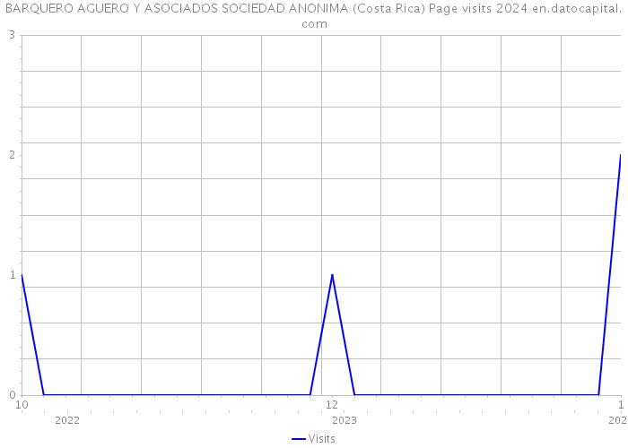 BARQUERO AGUERO Y ASOCIADOS SOCIEDAD ANONIMA (Costa Rica) Page visits 2024 