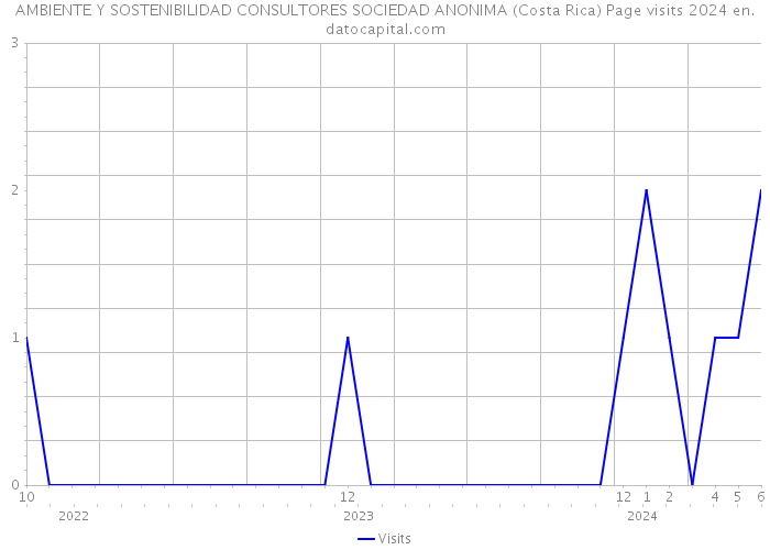 AMBIENTE Y SOSTENIBILIDAD CONSULTORES SOCIEDAD ANONIMA (Costa Rica) Page visits 2024 