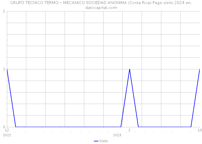 GRUPO TECNICO TERMO - MECANICO SOCIEDAD ANONIMA (Costa Rica) Page visits 2024 