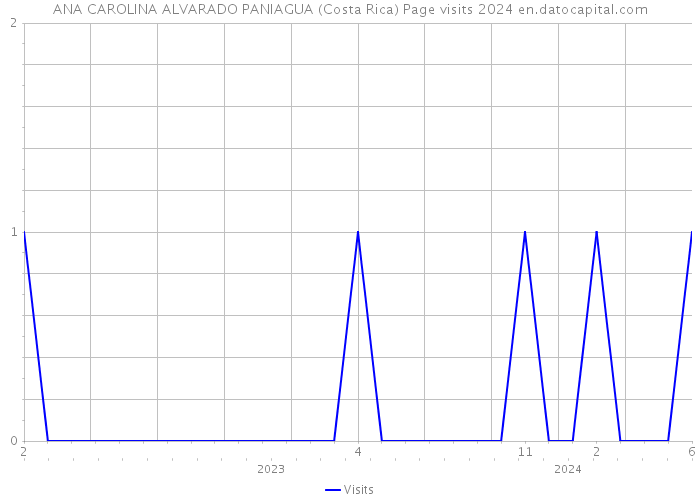 ANA CAROLINA ALVARADO PANIAGUA (Costa Rica) Page visits 2024 