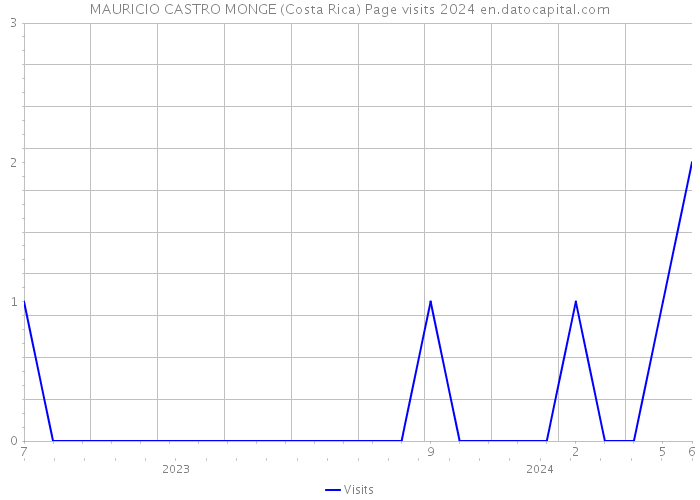 MAURICIO CASTRO MONGE (Costa Rica) Page visits 2024 