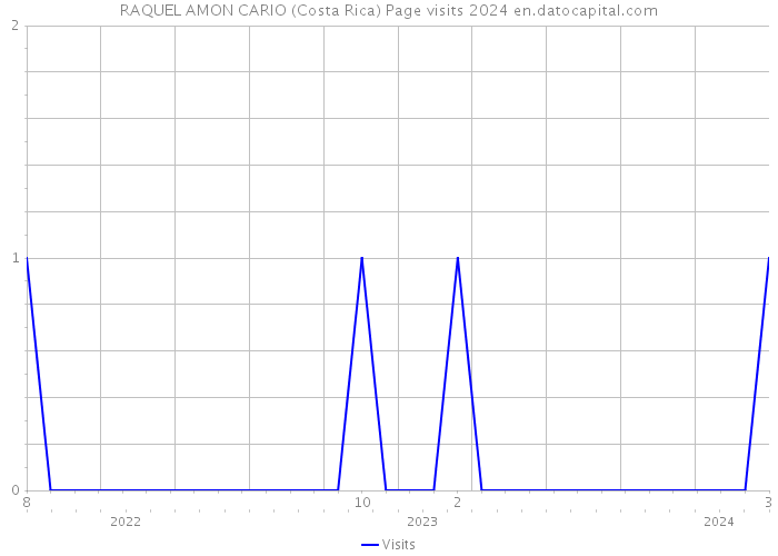 RAQUEL AMON CARIO (Costa Rica) Page visits 2024 