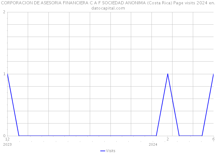 CORPORACION DE ASESORIA FINANCIERA C A F SOCIEDAD ANONIMA (Costa Rica) Page visits 2024 