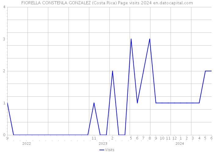 FIORELLA CONSTENLA GONZALEZ (Costa Rica) Page visits 2024 