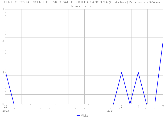 CENTRO COSTARRICENSE DE PSICO-SALUD SOCIEDAD ANONIMA (Costa Rica) Page visits 2024 