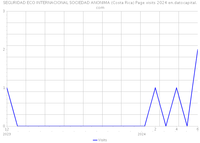 SEGURIDAD ECO INTERNACIONAL SOCIEDAD ANONIMA (Costa Rica) Page visits 2024 