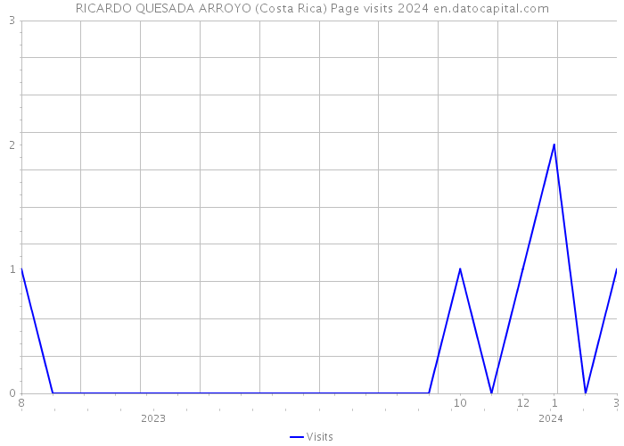 RICARDO QUESADA ARROYO (Costa Rica) Page visits 2024 
