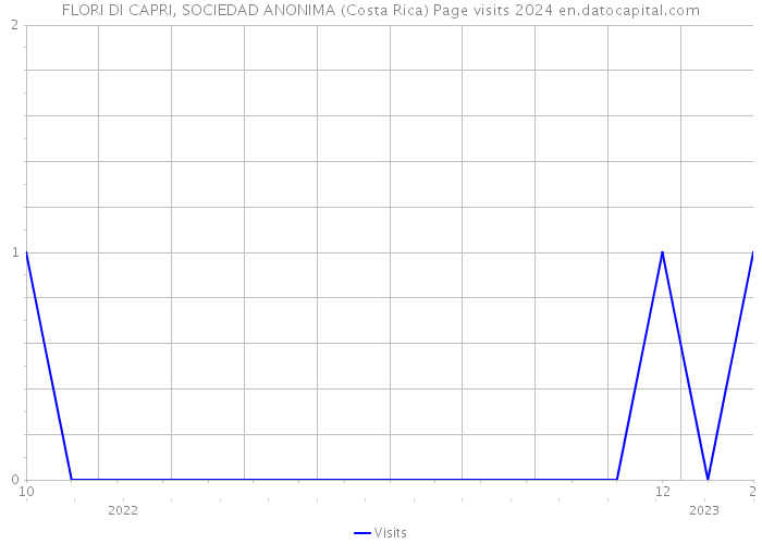 FLORI DI CAPRI, SOCIEDAD ANONIMA (Costa Rica) Page visits 2024 