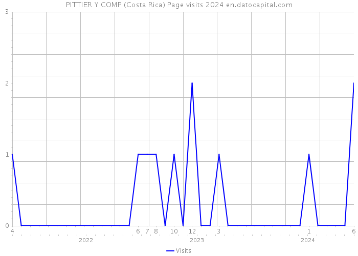 PITTIER Y COMP (Costa Rica) Page visits 2024 