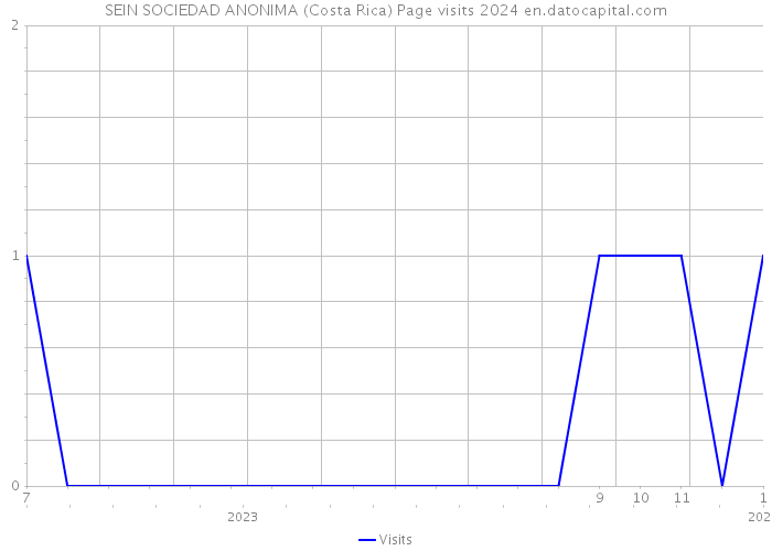 SEIN SOCIEDAD ANONIMA (Costa Rica) Page visits 2024 