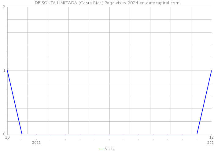 DE SOUZA LIMITADA (Costa Rica) Page visits 2024 