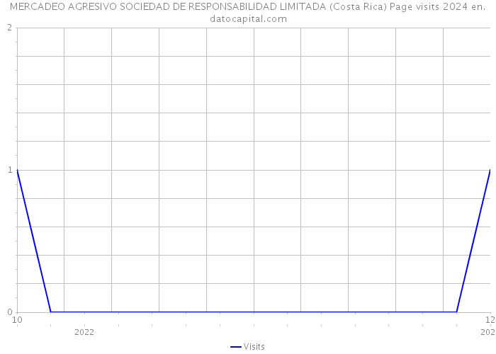 MERCADEO AGRESIVO SOCIEDAD DE RESPONSABILIDAD LIMITADA (Costa Rica) Page visits 2024 