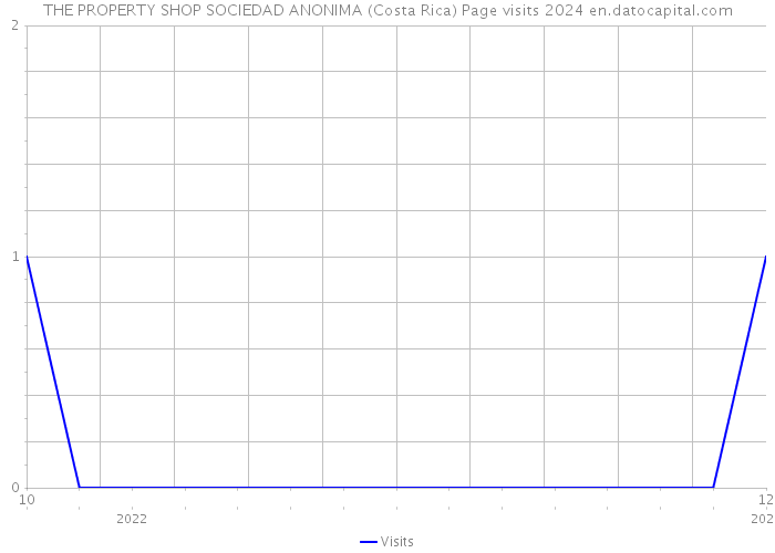 THE PROPERTY SHOP SOCIEDAD ANONIMA (Costa Rica) Page visits 2024 