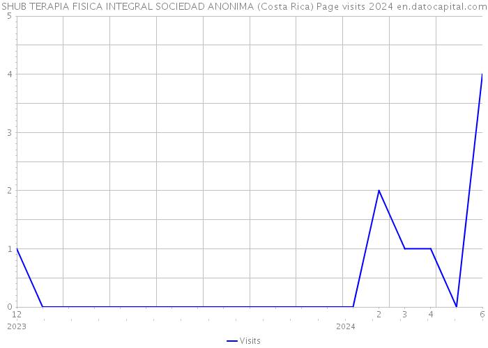 SHUB TERAPIA FISICA INTEGRAL SOCIEDAD ANONIMA (Costa Rica) Page visits 2024 