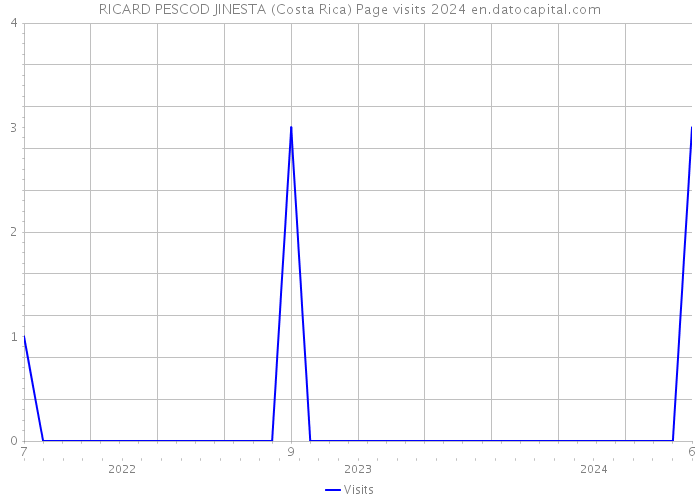RICARD PESCOD JINESTA (Costa Rica) Page visits 2024 