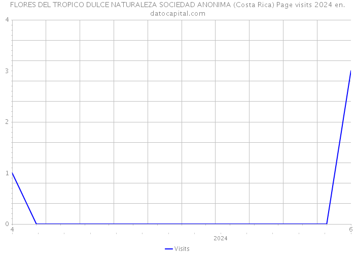 FLORES DEL TROPICO DULCE NATURALEZA SOCIEDAD ANONIMA (Costa Rica) Page visits 2024 
