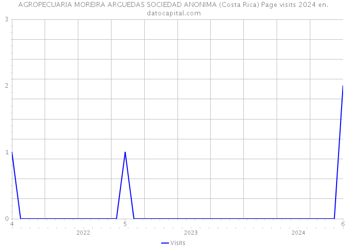 AGROPECUARIA MOREIRA ARGUEDAS SOCIEDAD ANONIMA (Costa Rica) Page visits 2024 